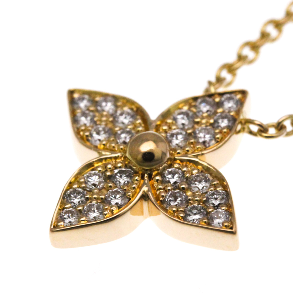 Louis Vuitton Pandantif Star Blossom Diamond Necklace Q93522 Pink Gold (18K) ... - Picture 7 of 12